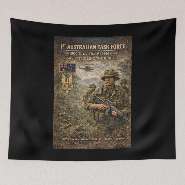 Artikelvorschau, SAS-Patrouillen im Dschungel in Vietnam entworfen und verkauft von Military Insignia Products.