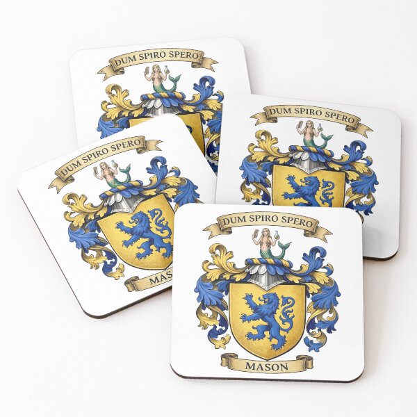 Item preview, The Mason Family Coat of Arms designed and sold by BagTown Clans.