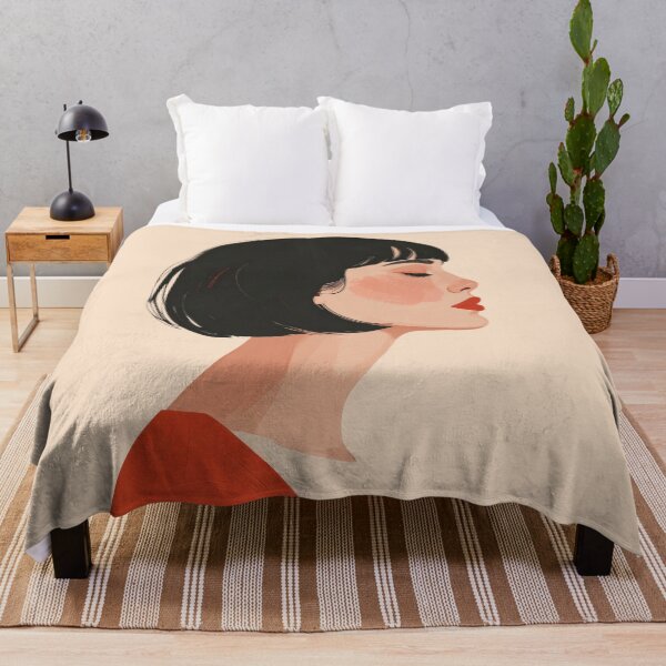 Item preview, Aria – Minimal Side Portrait designed and sold by yara.lahdo.