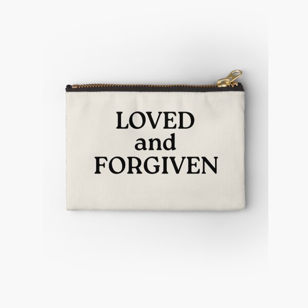 Item preview, Loved and Forgiven Aesthetic Faith Quote designed and sold by StillTrustingCo.