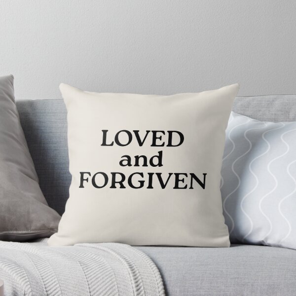 Item preview, Loved and Forgiven Aesthetic Faith Quote designed and sold by StillTrustingCo.