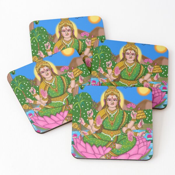 Item preview, Dhanya Lakshmi Divine Goddess Design – Hindu Abundance Art Illustration designed and sold by Harshit_Digital_Arts.