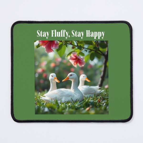 Item preview, Stay Fluffy, Stay Happy Ducks designed and sold by Sachie's Studio.