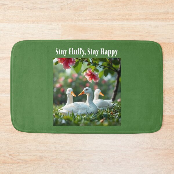 Item preview, Stay Fluffy, Stay Happy Ducks designed and sold by Sachie's Studio.