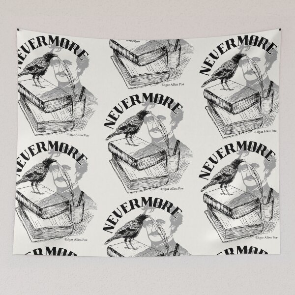 Item preview, Nevermore, Edgar Allen Poe designed and sold by Teacher-Toast.
