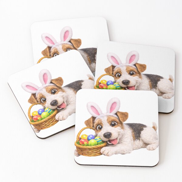 Item preview, Easter Wire Fox Terrier designed and sold by Sillytoe.