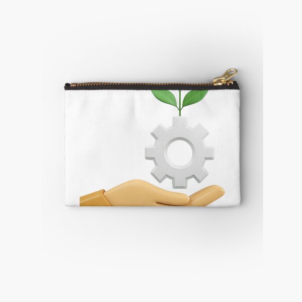 Item preview, Hand nurturing a gear with a green plant growing from it designed and sold by Creative88Art.