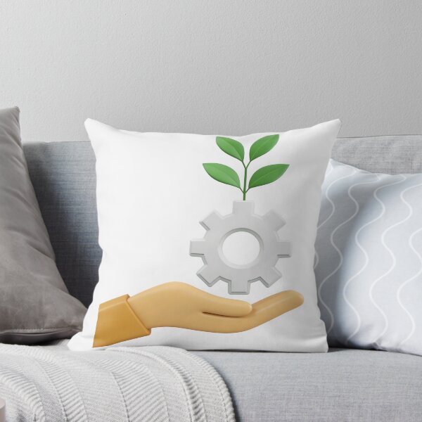 Item preview, Hand nurturing a gear with a green plant growing from it designed and sold by Creative88Art.