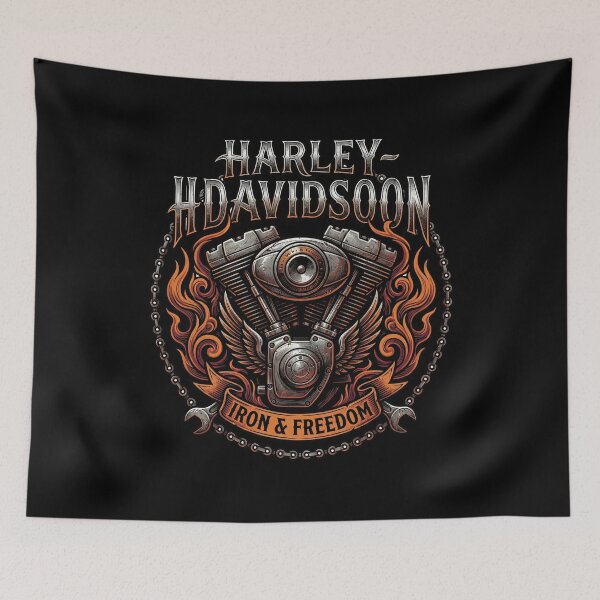 Item preview, Harley Davidson Rebel Motorcycle Rider Illustration designed and sold by enzoade.