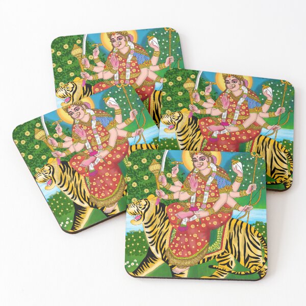 Item preview, Goddess Durga Divine Design – Powerful Hindu Goddess Art designed and sold by Harshit_Digital_Arts.