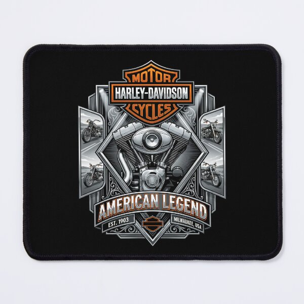 Item preview, Harley Davidson Powerful Biker Graphic Illustration designed and sold by enzoade.