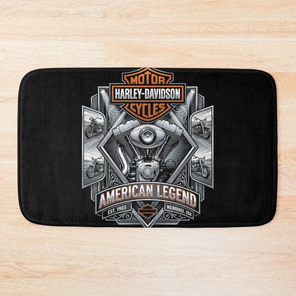 Item preview, Harley Davidson Powerful Biker Graphic Illustration designed and sold by enzoade.