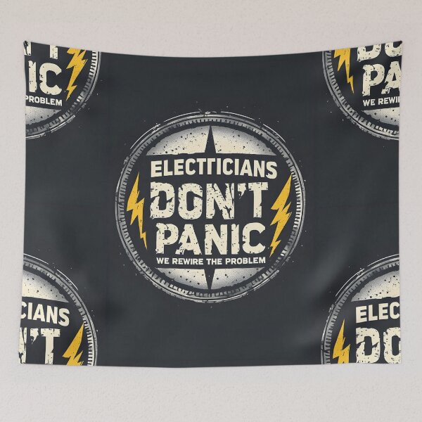 Item preview, Electricians Dont Panic We Rewire The Problem designed and sold by owi-art.