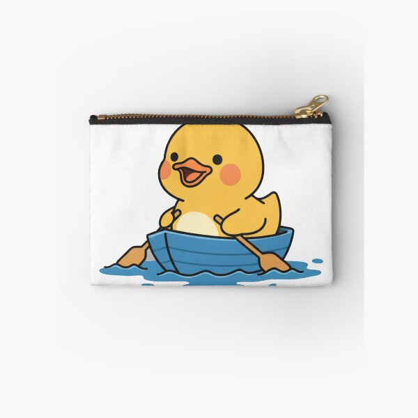 Item preview, Cute Duck Rowing – Adorable Kawaii Boat Illustration designed and sold by GreenArtMA.