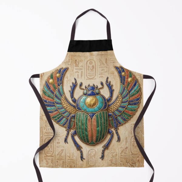 Item preview, Sacred Scarab of Rebirth – Ancient Egyptian Winged Beetle Art designed and sold by AnalajiaDesigns.