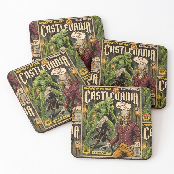 Item preview, Castlevania Olrox Fight Vintage Comic Cover Art designed and sold by Back2Collage.