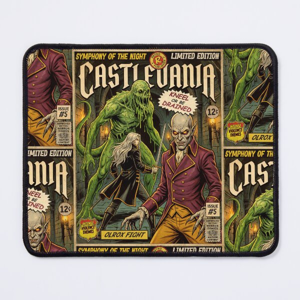 Item preview, Castlevania Olrox Fight Vintage Comic Cover Art designed and sold by Back2Collage.