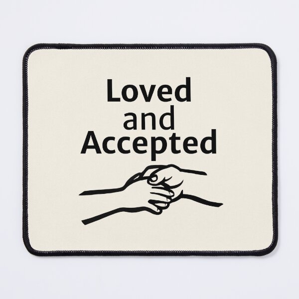 Item preview, Loved and Accepted Minimalist Faith Art Design designed and sold by StillTrustingCo.