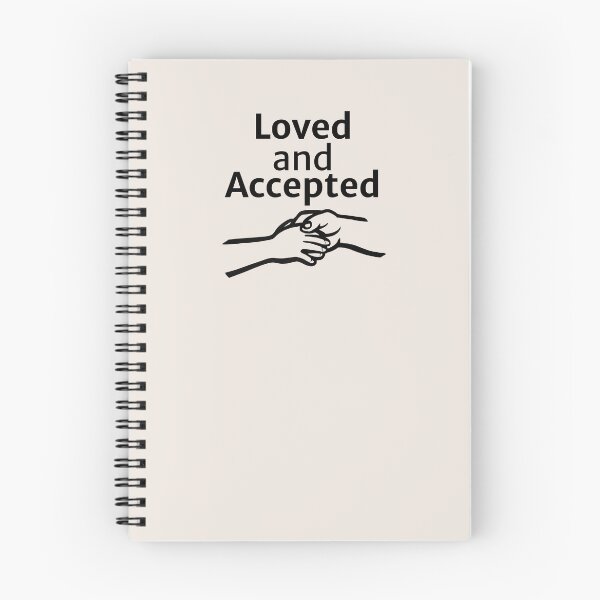 Item preview,  Loved and Accepted Minimalist Faith Art Design designed and sold by StillTrustingCo.