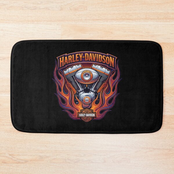 Item preview, Harley Davidson Freedom Biker Motorcycle Illustration designed and sold by enzoade.
