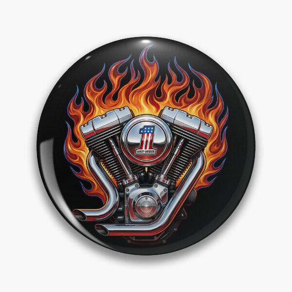 Item preview, Harley Davidson Eagle and Engine Graphic Design designed and sold by enzoade.
