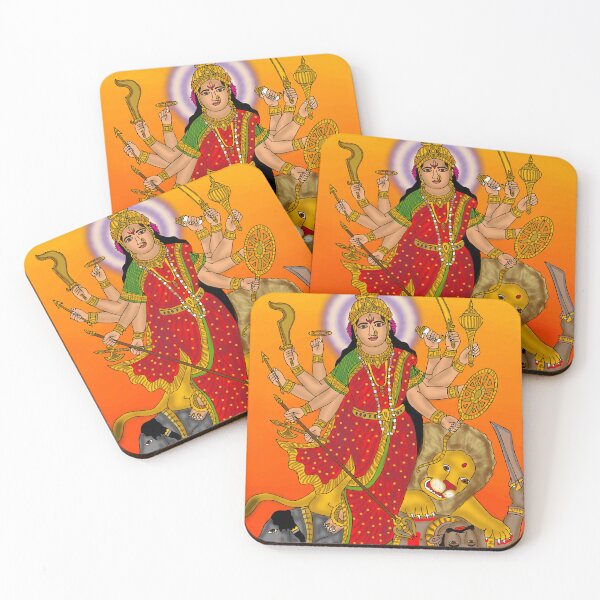 Item preview, Sacred Goddess Durga Design – Mythological Hindu Art designed and sold by Harshit_Digital_Arts.