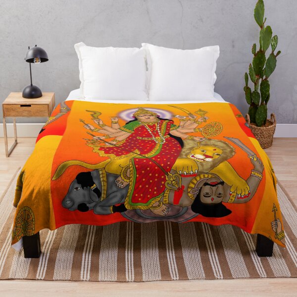 Item preview, Sacred Goddess Durga Design – Mythological Hindu Art designed and sold by Harshit_Digital_Arts.