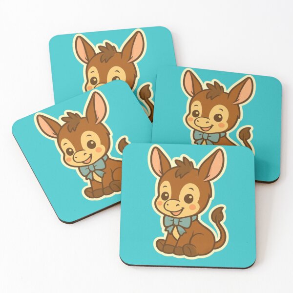 Item preview, cute baby kawai  Easter Donkey – Cute funny Spring Animal Illustration designed and sold by Youpiworld.