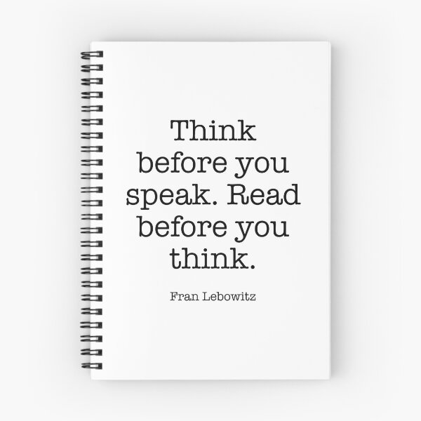 Item preview, Think before you speak. designed and sold by corbrand.