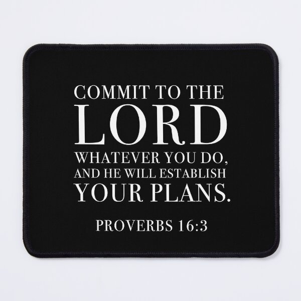Item preview, Proverbs 16:3 designed and sold by corbrand.