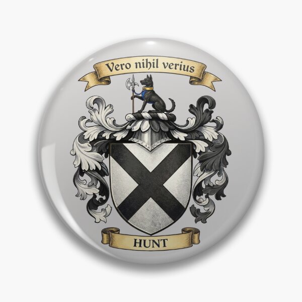 Item preview, The Hunt Family Coat of Arms designed and sold by BagTown Clans.