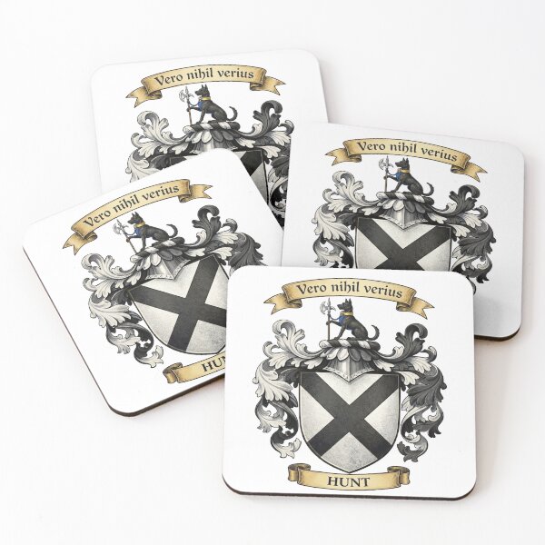 Item preview, The Hunt Family Coat of Arms designed and sold by BagTown Clans.