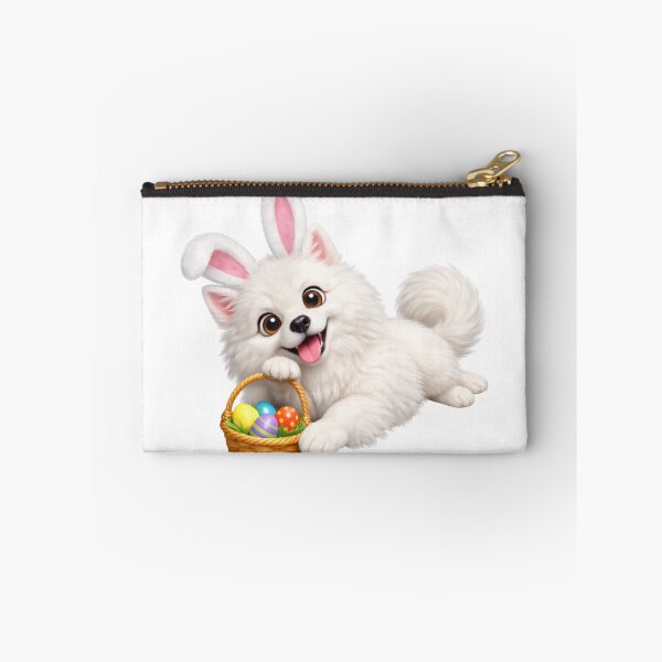 Item preview, Easter American Eskimo Dog designed and sold by Sillytoe.