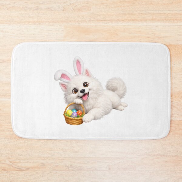 Item preview, Easter American Eskimo Dog designed and sold by Sillytoe.