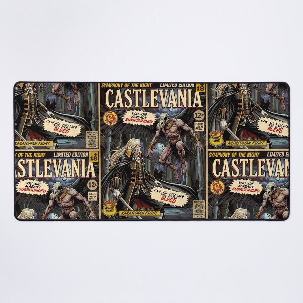 Item preview, Castlevania Karasuman Fight Vintage Comic Cover Art designed and sold by Back2Collage.