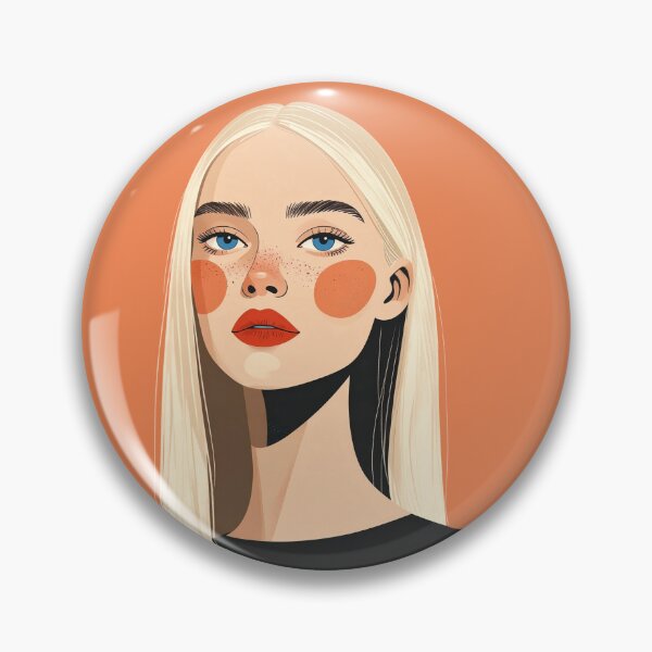 Item preview, Elena – Modern Minimal Portrait Illustration designed and sold by yara.lahdo.