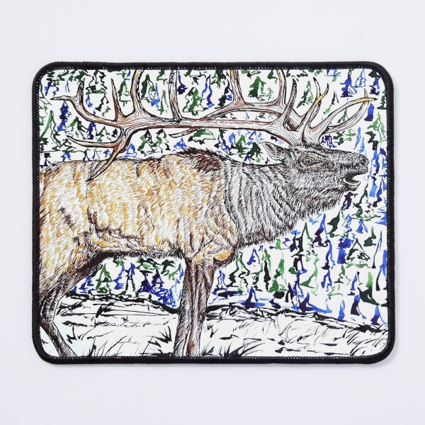 Item preview, Elk in Alpine designed and sold by Liz HL Art Shop.