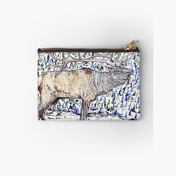Item preview, Elk in Alpine designed and sold by Liz HL Art Shop.