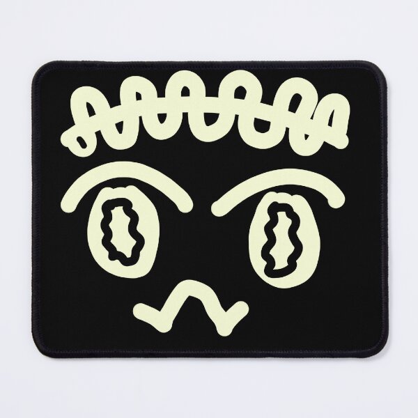 Item preview, Goofy Monster Doodle Face – Bold Minimal Character designed and sold by felipemaldonadoart.