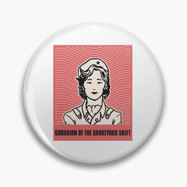 Item preview, Guardian of the Graveyard Shift - Night Shift Nurse designed and sold by DesignbyAACreations .