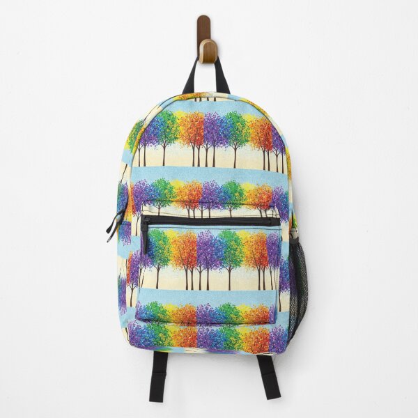 Item preview, Vibrant Pointillism Rainbow Tree Seamless Pattern designed and sold by DGtaLrtcom.