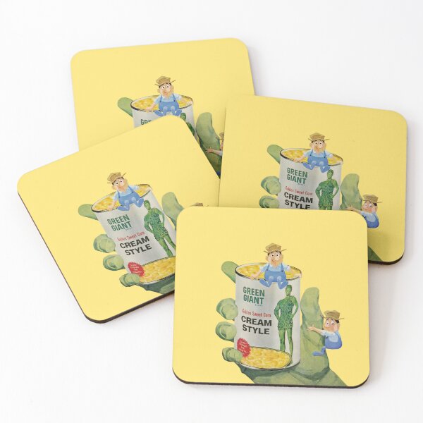 Item preview, Sweet Corn Cream Style Kitsch Food MCM 60s Kitchen designed and sold by The Sticker Bureau.