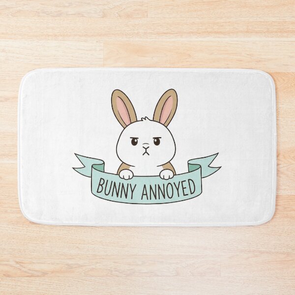 Item preview, Bunny Annoyed – Cute Grumpy Rabbit Cartoon Illustration designed and sold by GreenArtMA.