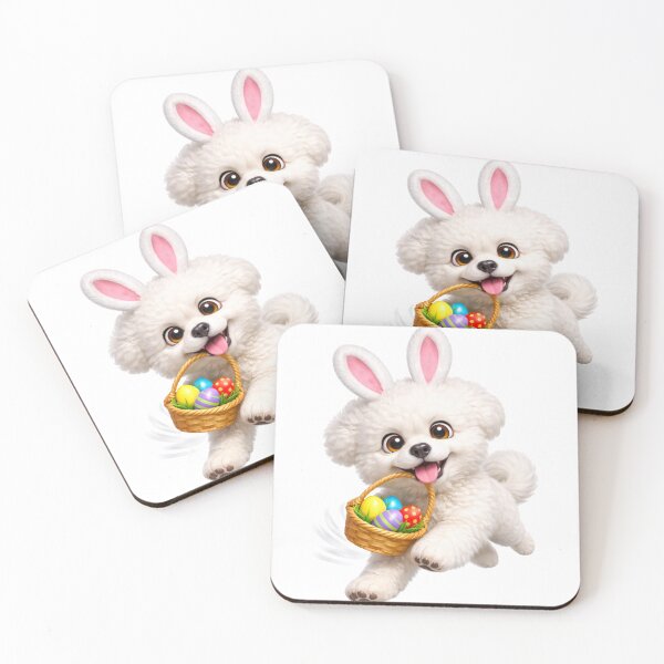 Item preview, Easter Bichon Frise designed and sold by Sillytoe.