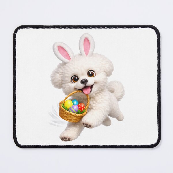 Item preview, Easter Bichon Frise designed and sold by Sillytoe.
