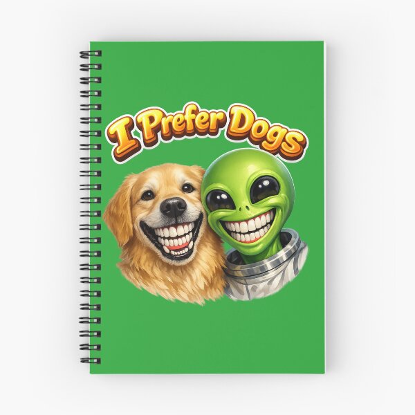 Item preview, Alien prefer dogs designed and sold by Cats and Other Things.