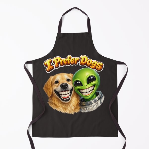 Item preview, Alien prefer dogs designed and sold by Cats and Other Things.