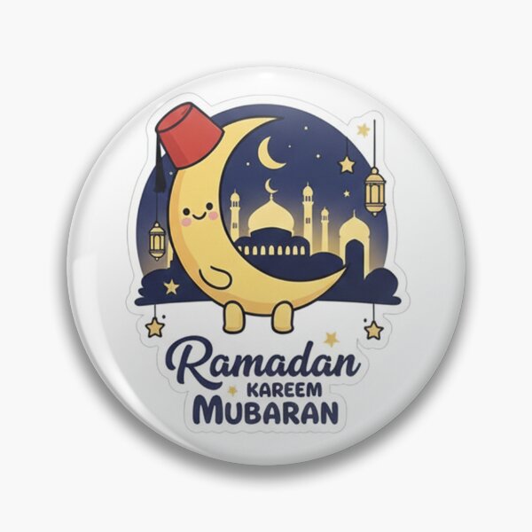Item preview, Cute Ramadan Moon and Mosque Illustration designed and sold by RonyMady.
