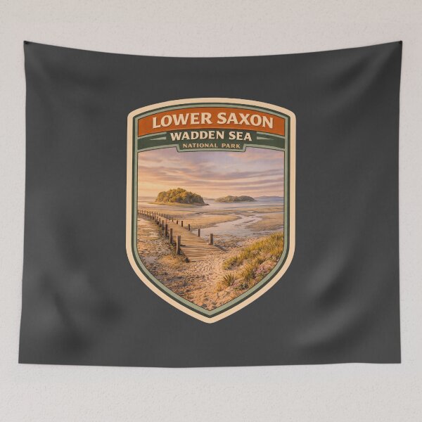 Item preview, German National Parks Vintage Travel Art: Lower Saxon  designed and sold by PinUpPizzazz.