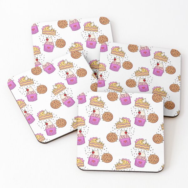 Item preview, Cute Cupcake & Cake Pattern – Kawaii Dessert Sweets Aesthetic Design designed and sold by TheStephanieRome.